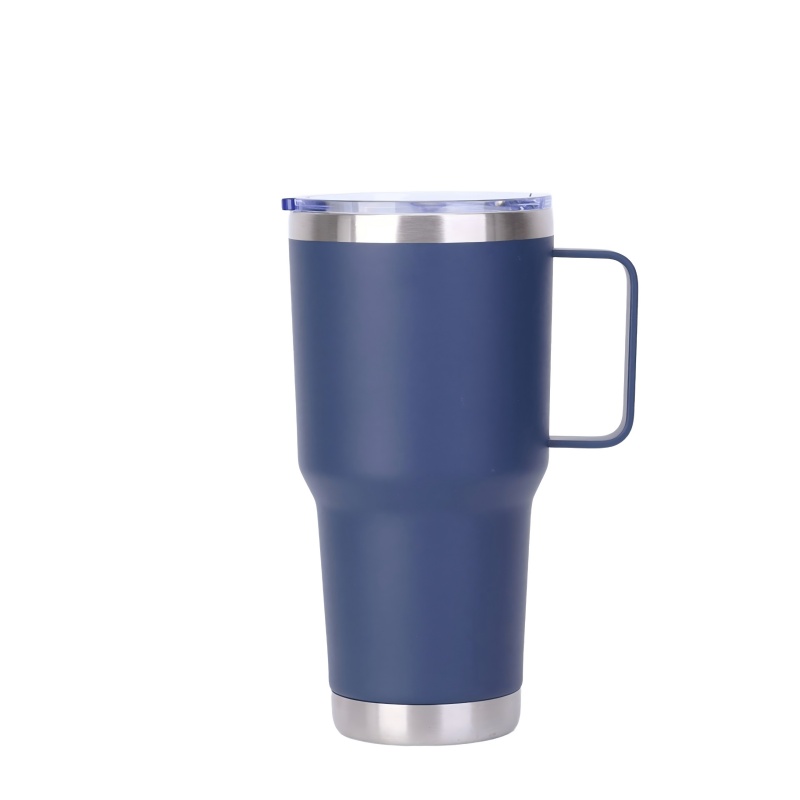 20 oz Stainless Steel Tumbler W/ Lid & Handle 3