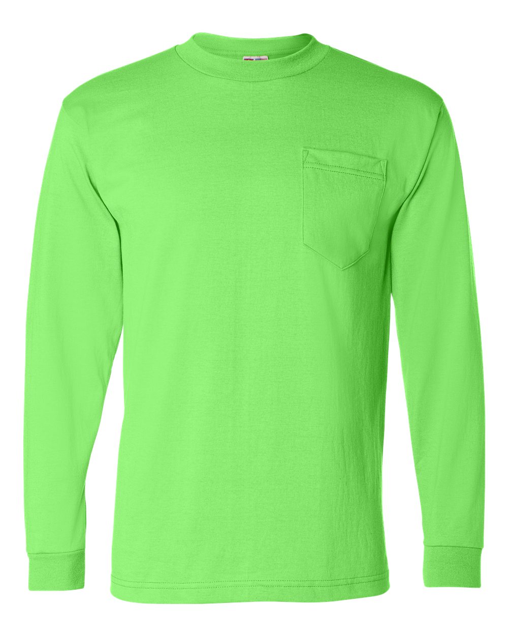 Unisex USA-Made 50/50 Long Sleeve Pocket T-Shirt - 1730 5