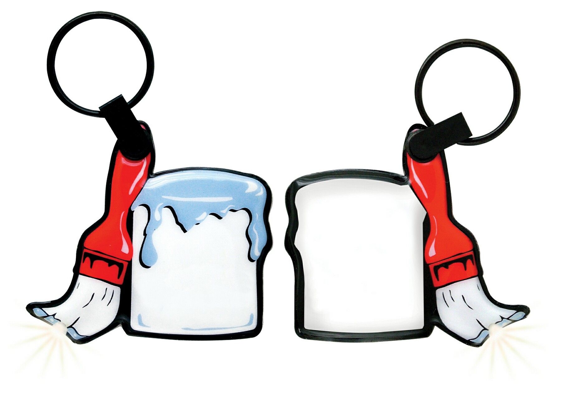 ShapeLights™ Color-A-Shape Key Ring Flashlight (Paint Can)