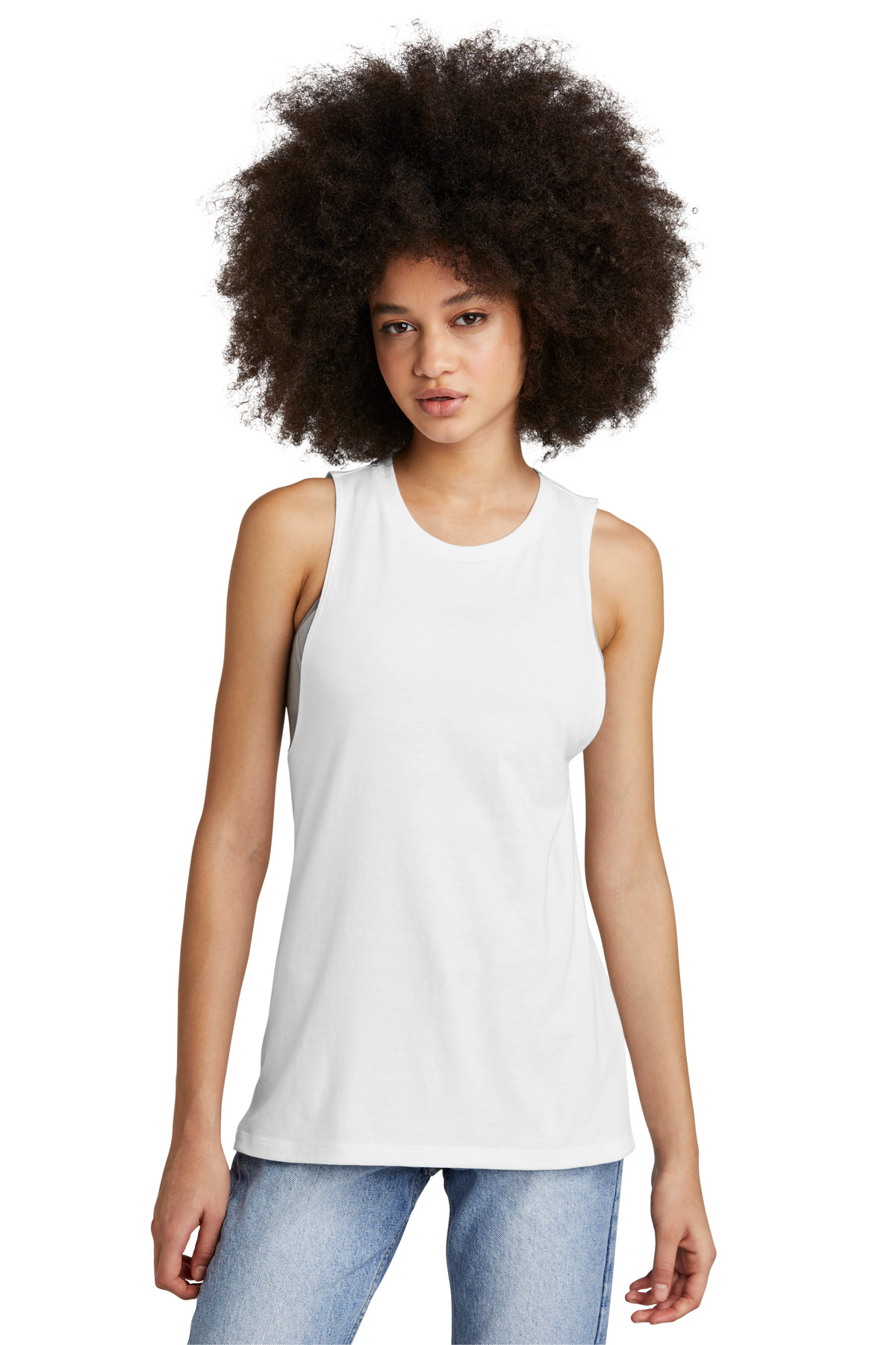 District Women's Perfect Tri Muscle Tank DT153 87