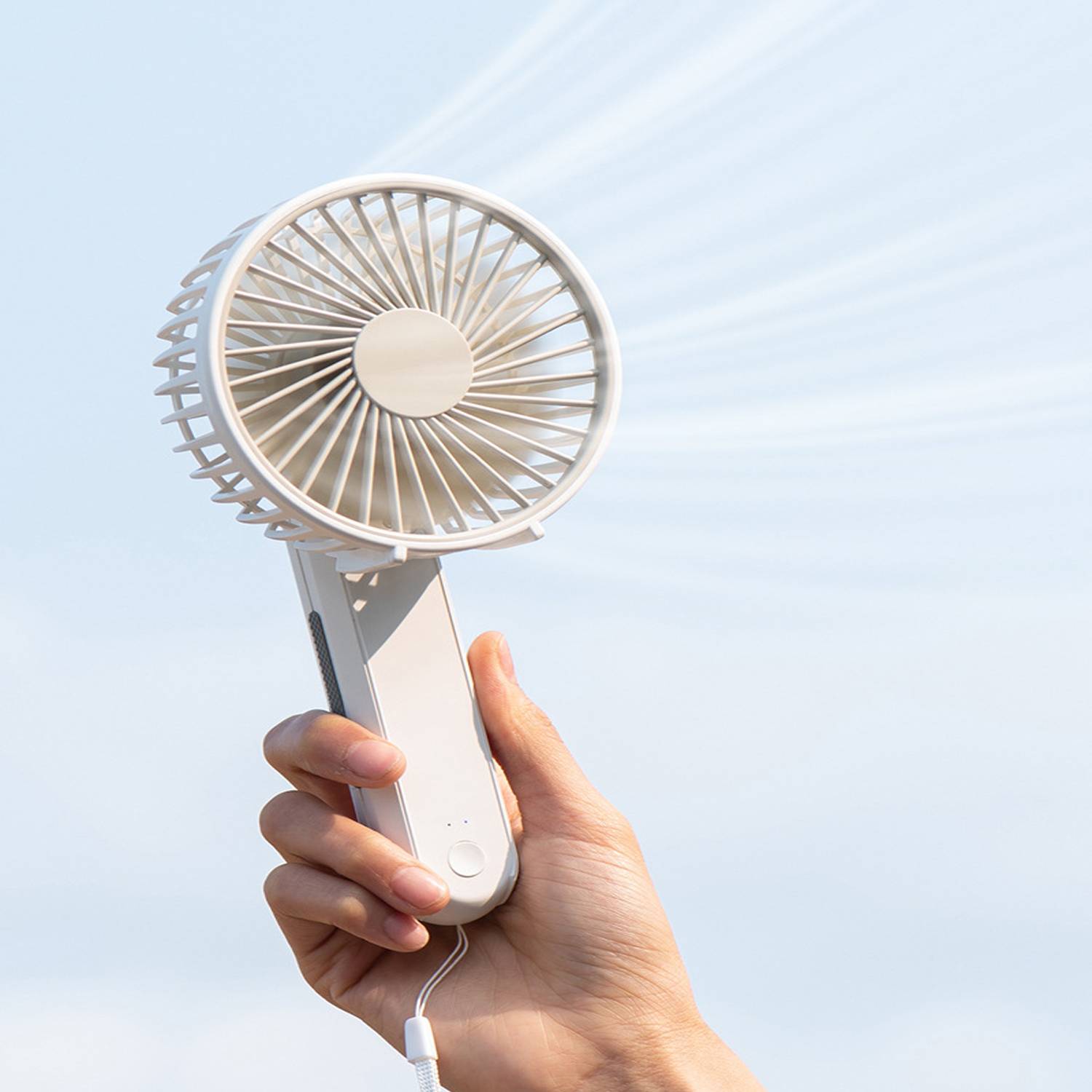 Handheld USB Charging Portable Folding Mini Fan 3