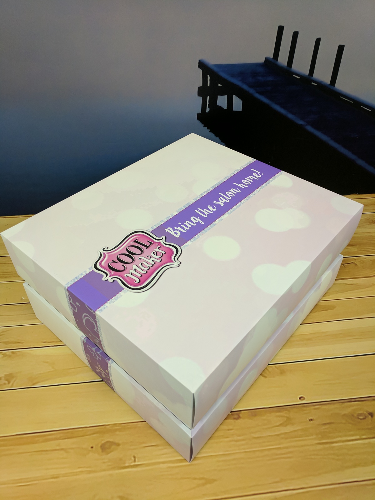 Custom Printed Full Color Hinged Soft Touch Luxury Gift Box - 4x4x2 7