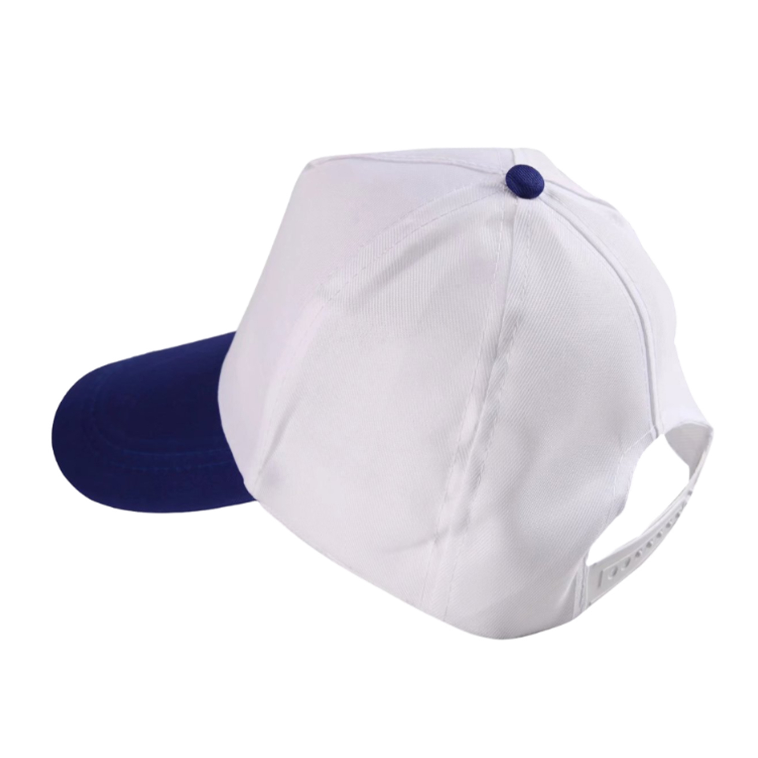 Two-Tone Structured 5 Panel Cotton Baseball Cap 9