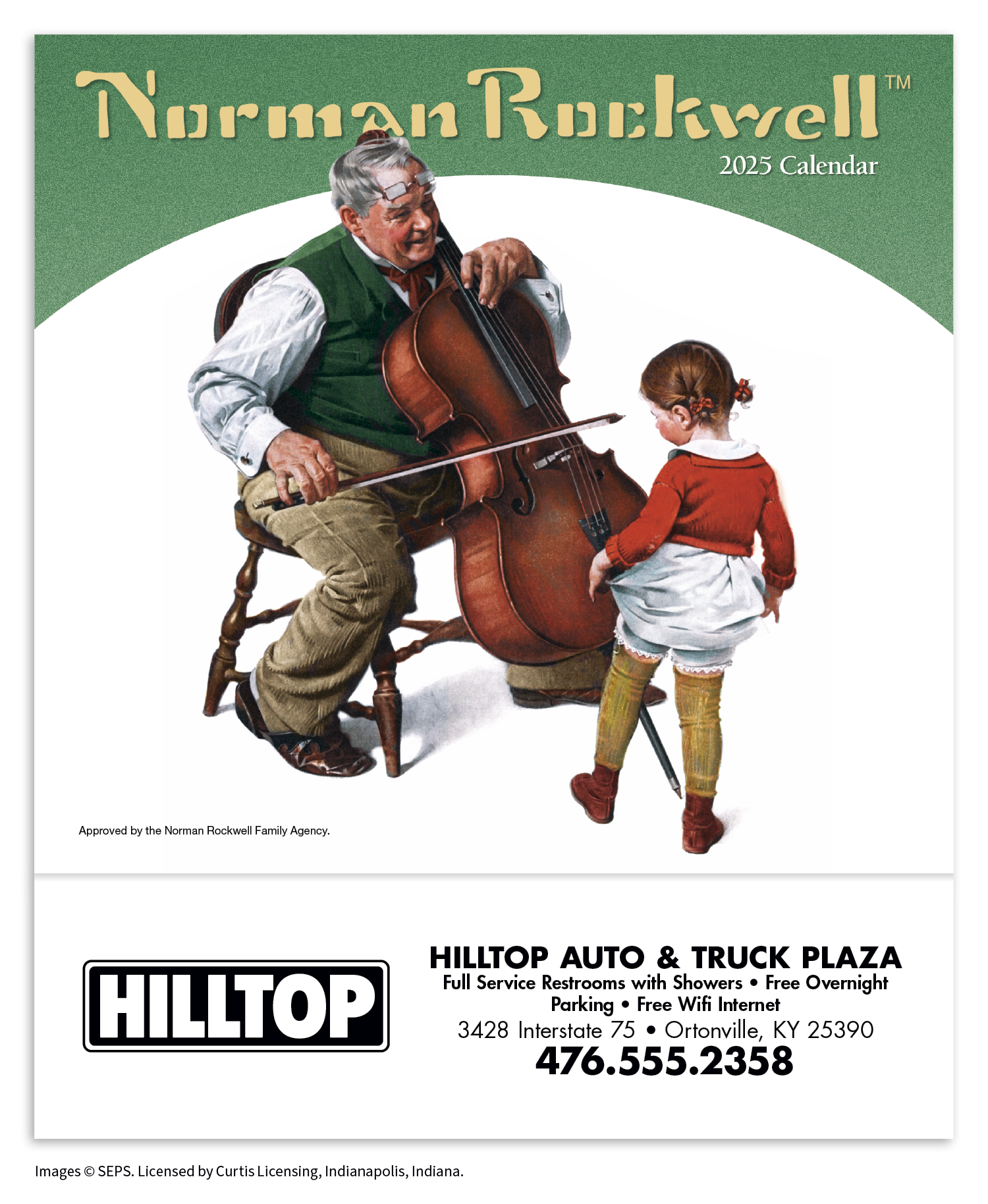 HotLine® Products Norman Rockwell Mini Calendar 3