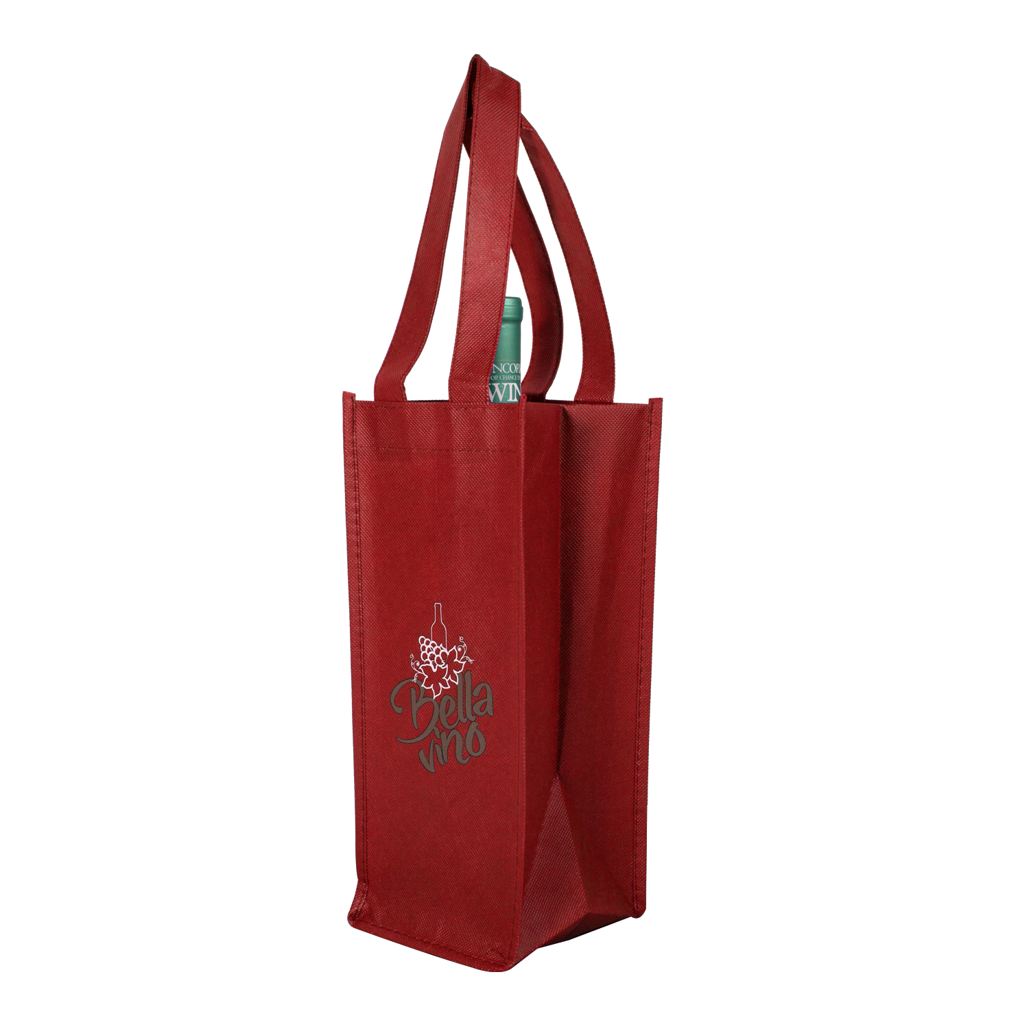 Hospitality Non-Woven Wine Bag (1 Color Imprint) 2