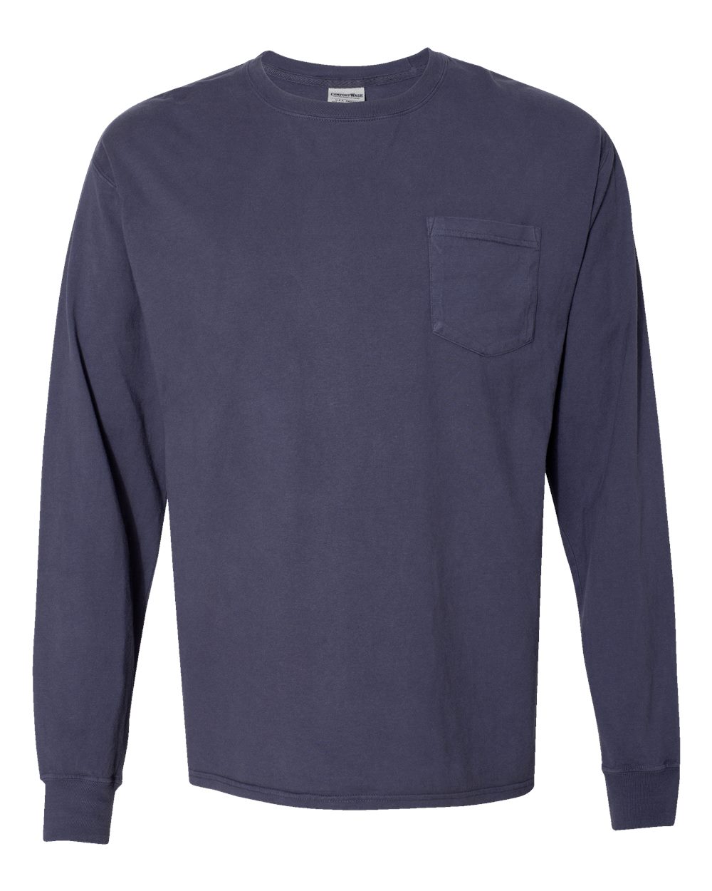 Unisex Garment-Dyed Long Sleeve T-Shirt With a Pocket - GDH250 79
