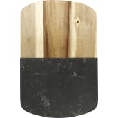 Black Marble Cheese Board Set with Knives 79