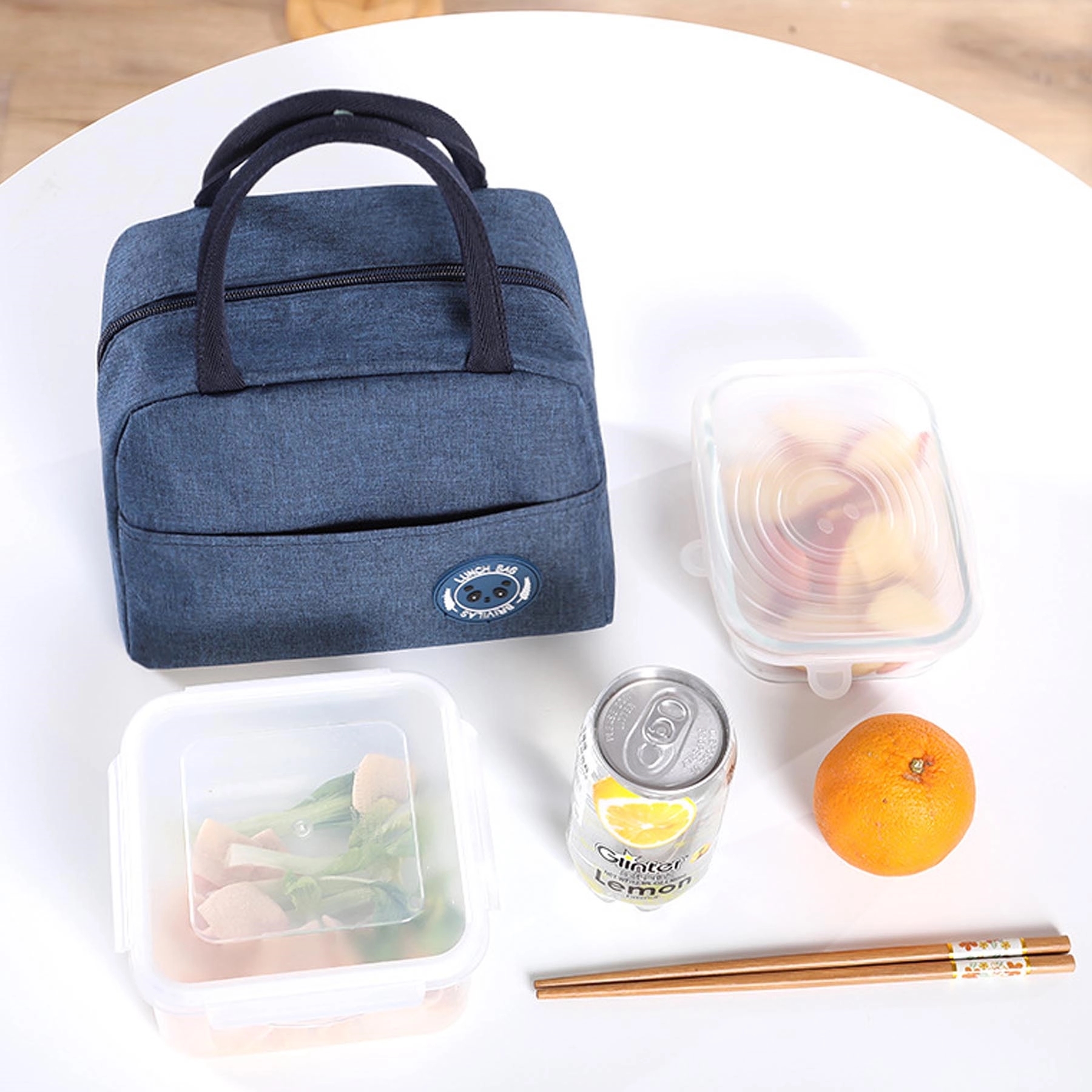 Reusable Big Capacity Insulated Cooler Lunch Bag 1