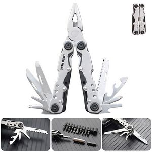 Versatile Black Multi Functional Pliers Tool Kit With Bits Set 13