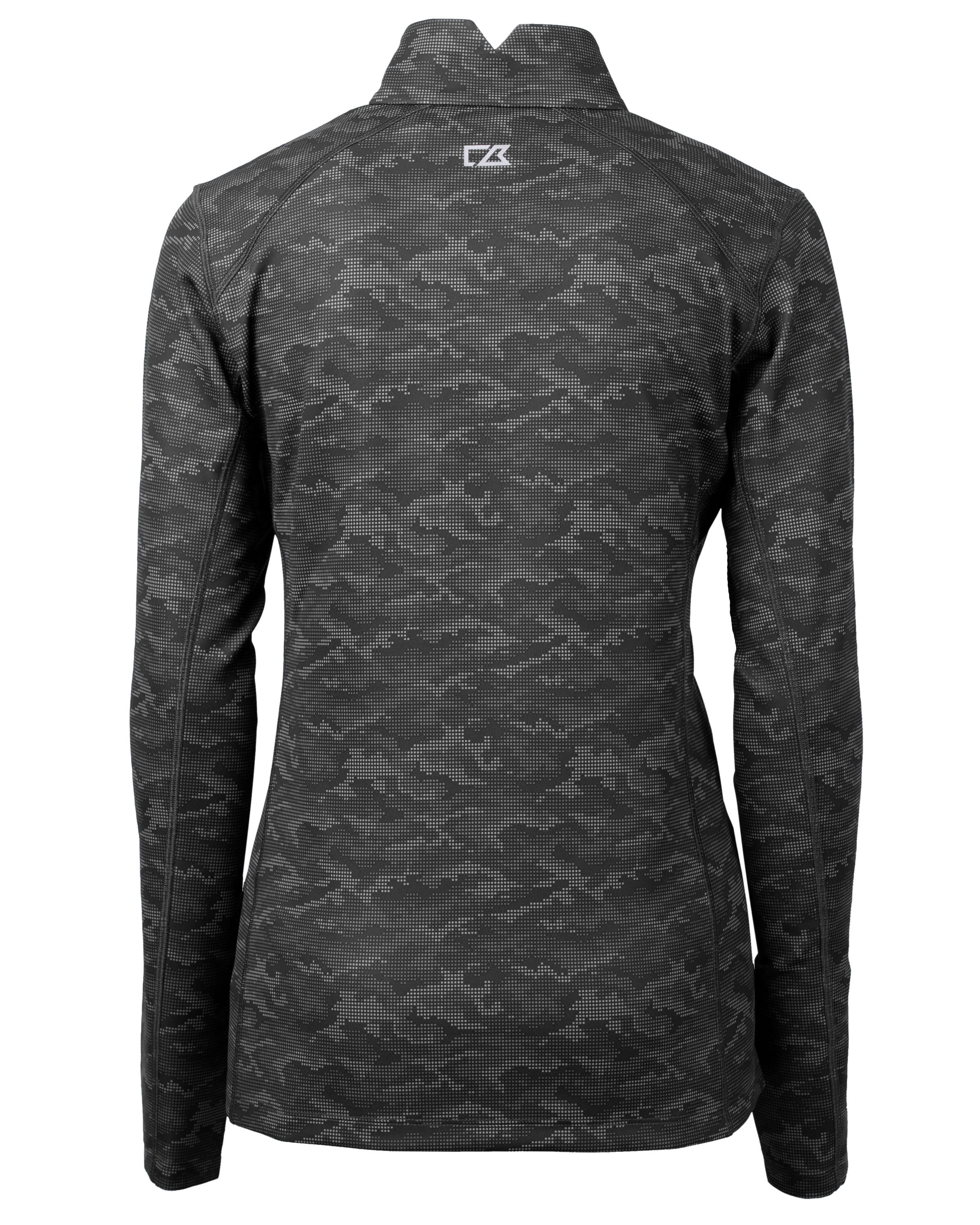 Traverse Stretch Eco Camo Print Quarter Zip Womens Pullover