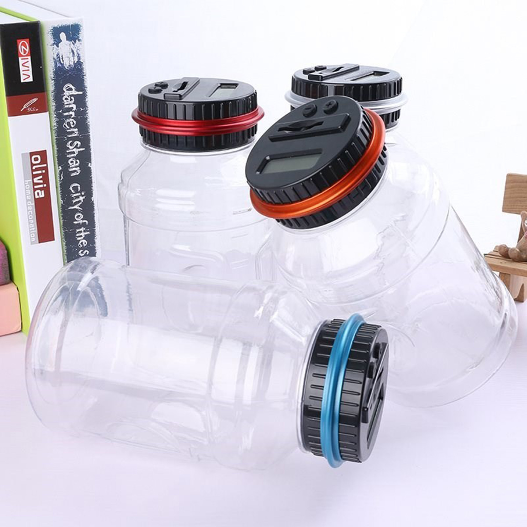 Money Jar Piggy Bank With Lock 3