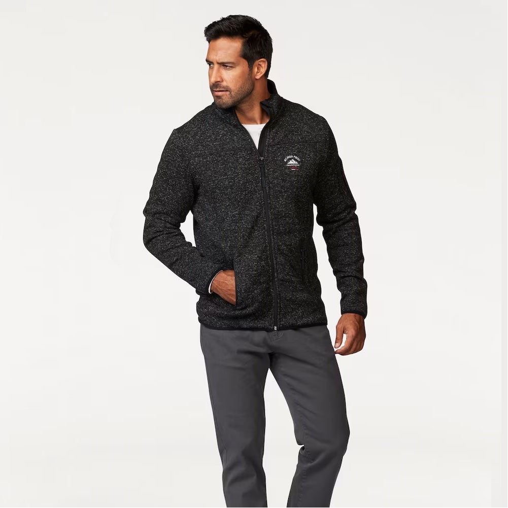 Men's Full Zipper Sweater Fleece Jacket 8.5 Oz 6