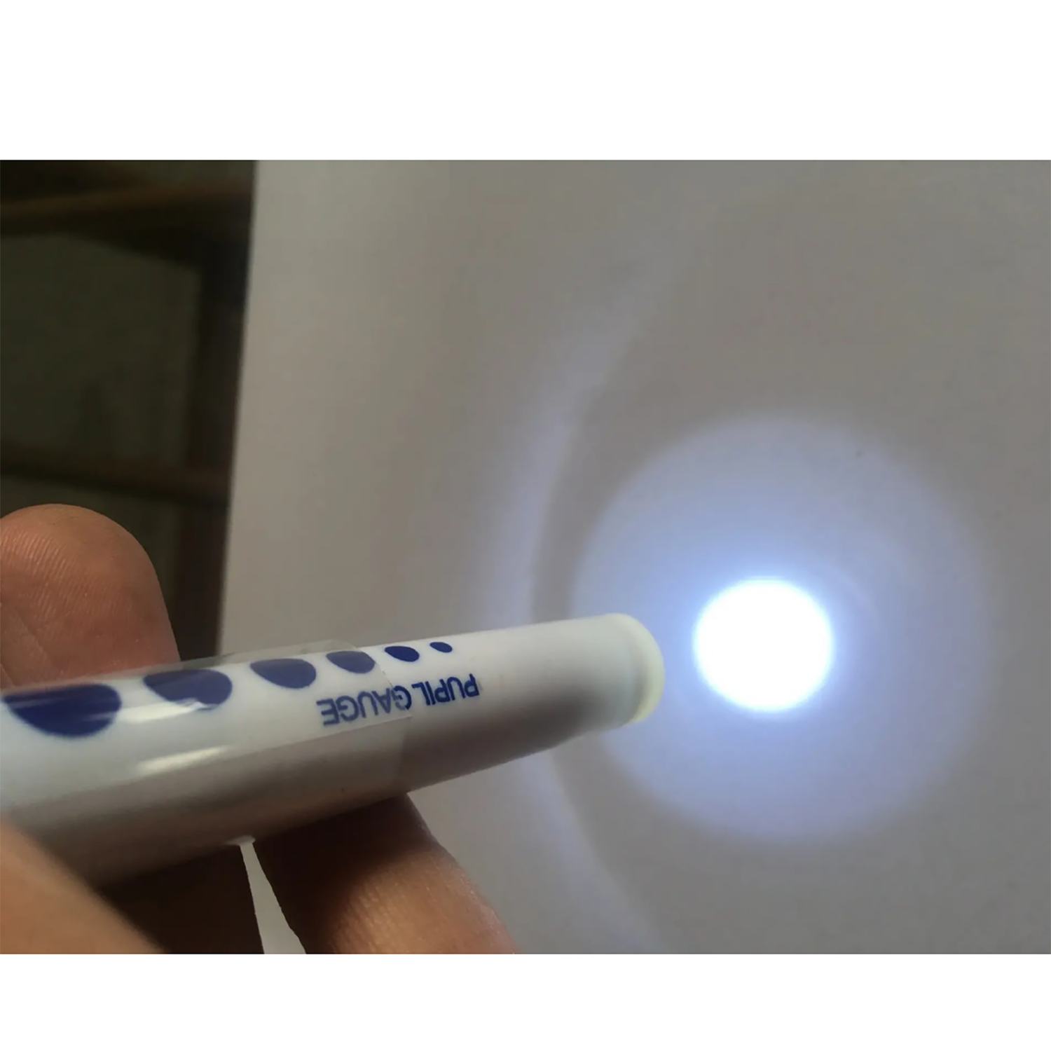 Disposable LED Medical Pen Light w/ Pupil Gauge 5