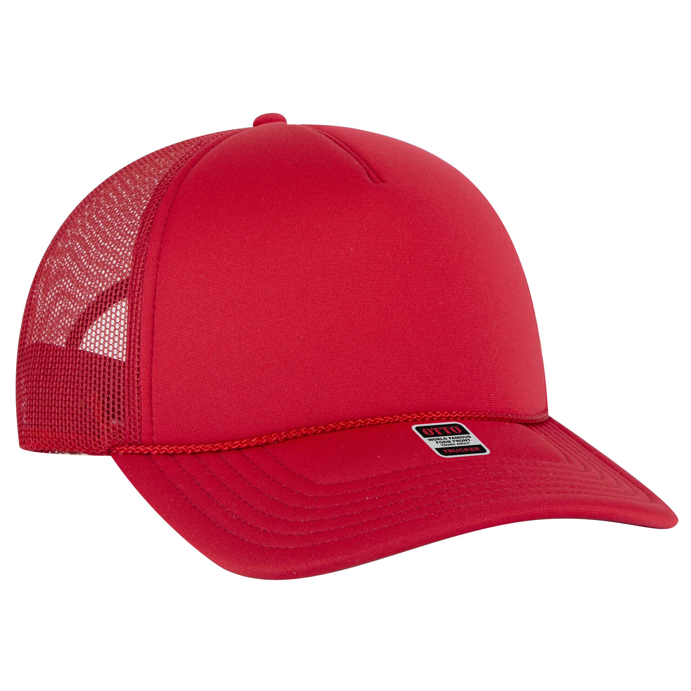 OTTO CAP® 5 Panel Low Profile Mesh Back Trucker Hat 8