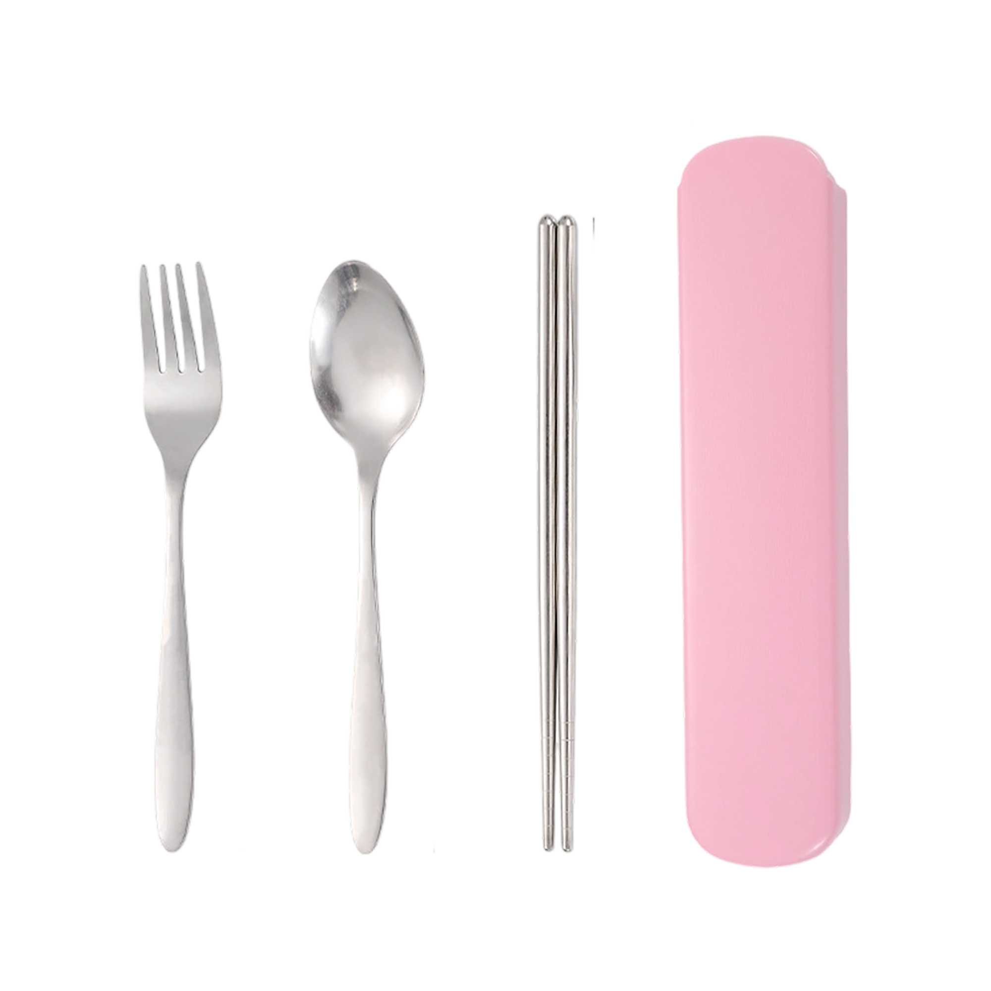 Stainless Steel Cutlery Set With Spoon Fork Knife And Portable Box 3