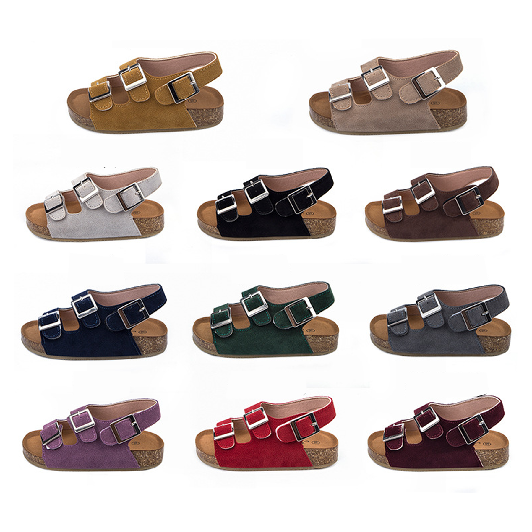 Cork Sole Children's Sandals 3