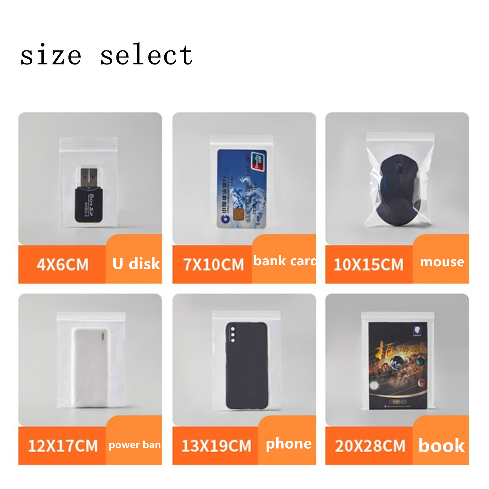 Clear Storage Food Bags 3