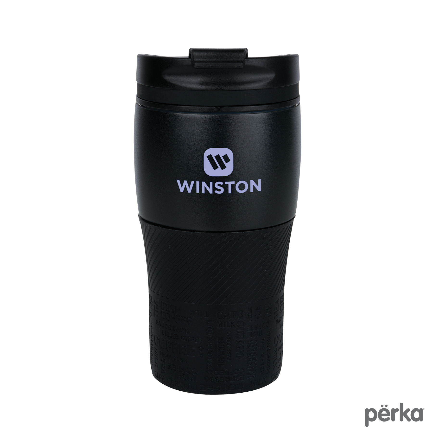 Perka® Cortado 12 oz. Double Wall Recycled Stainless Steel Coffee Tumbler 13