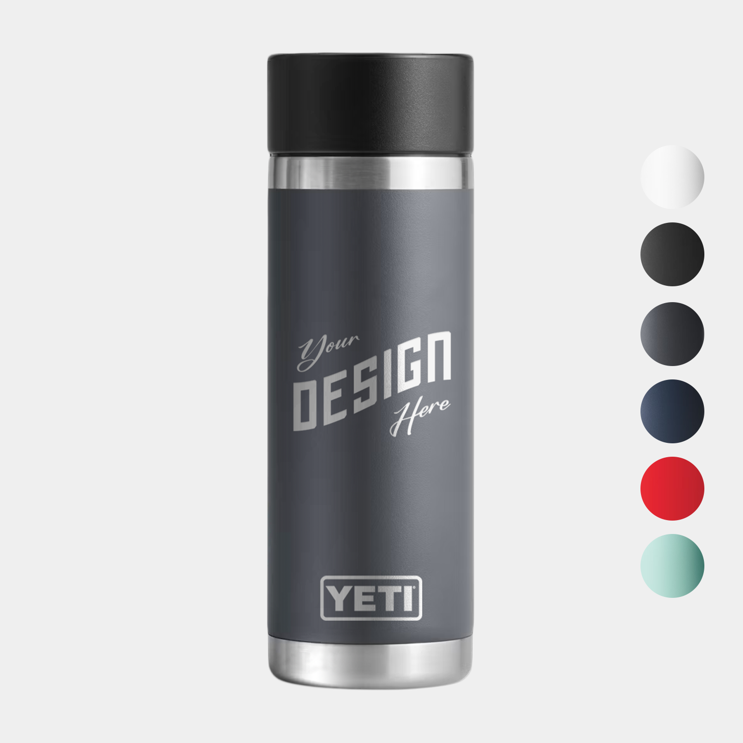16 Oz YETI® Stainless Steel Insulated Travel Bottle w/ Commuter Cap 2