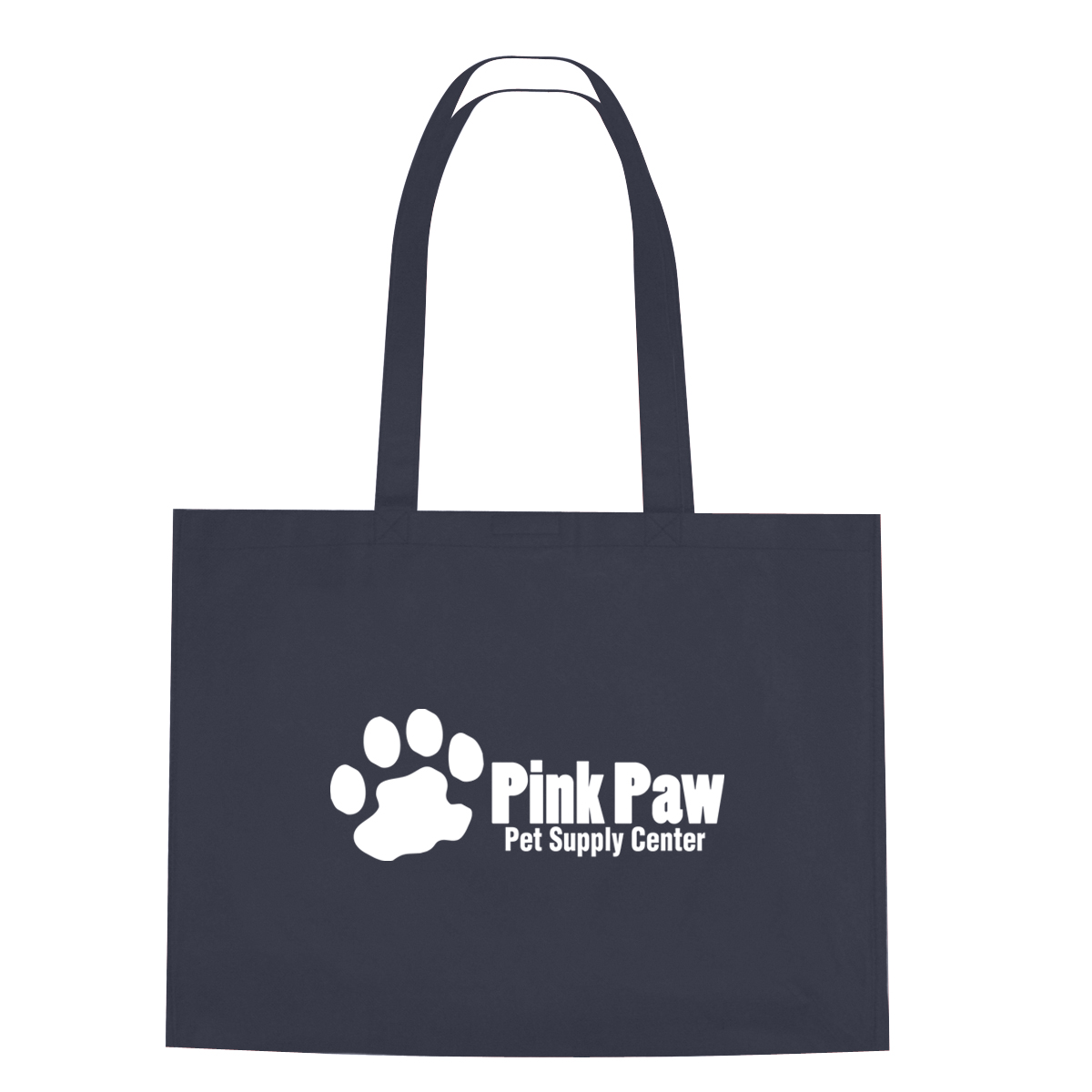 Non-Woven Shopper Tote Bag With Hook And Loop Closure 14