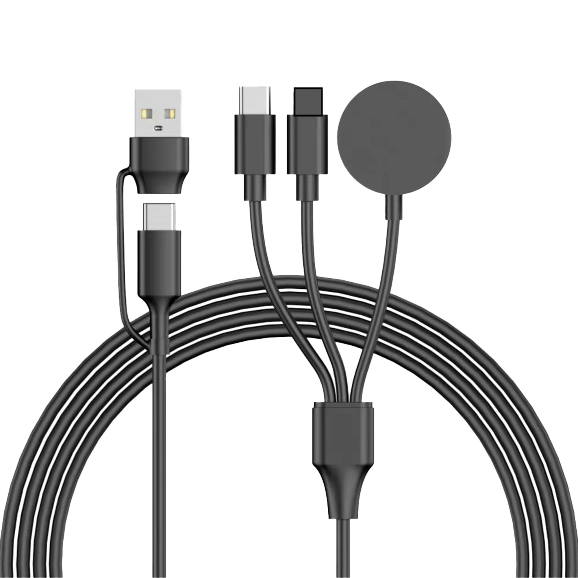 Custom Logo 3-in-1 Multi Interface Data Cable With 47in Length 5