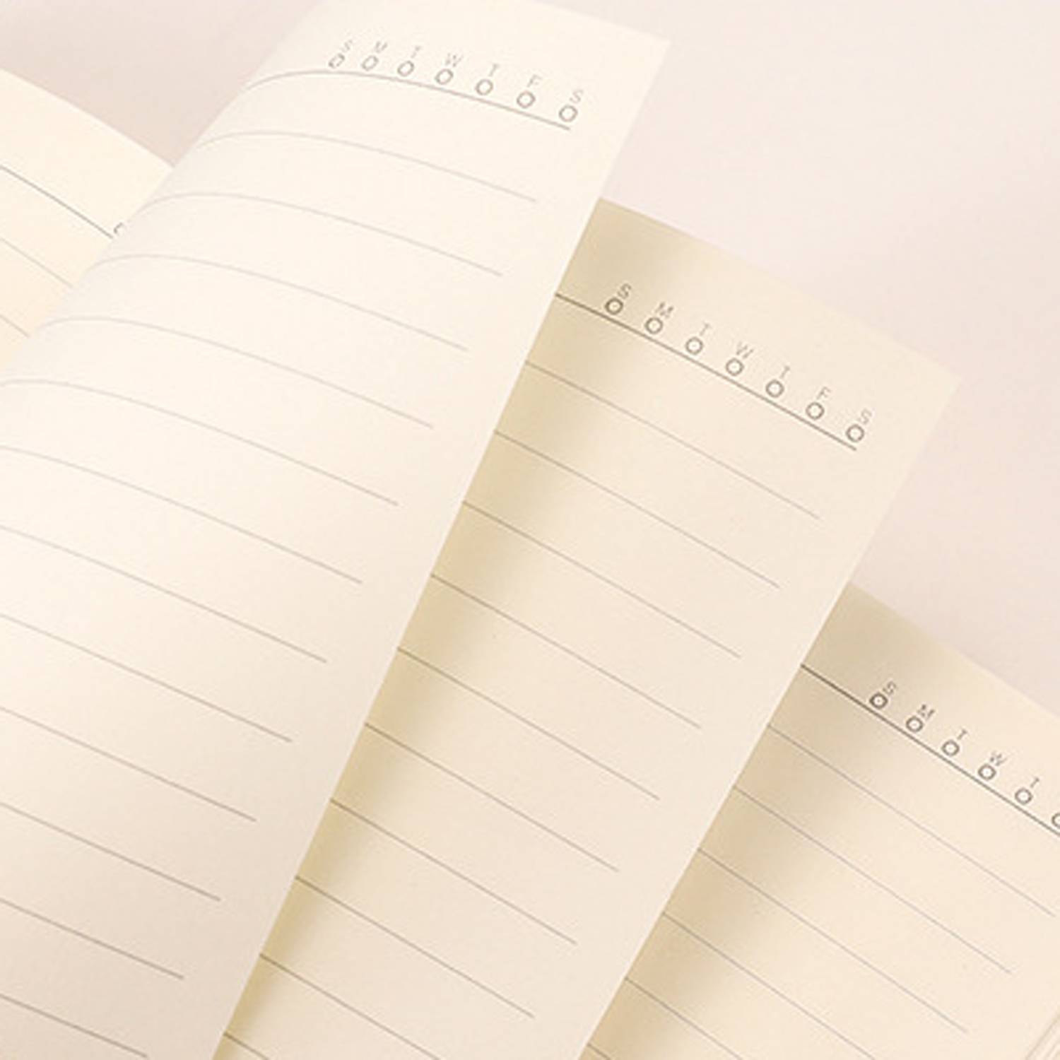 A5 PU Leather Woven Pattern Notebook 4