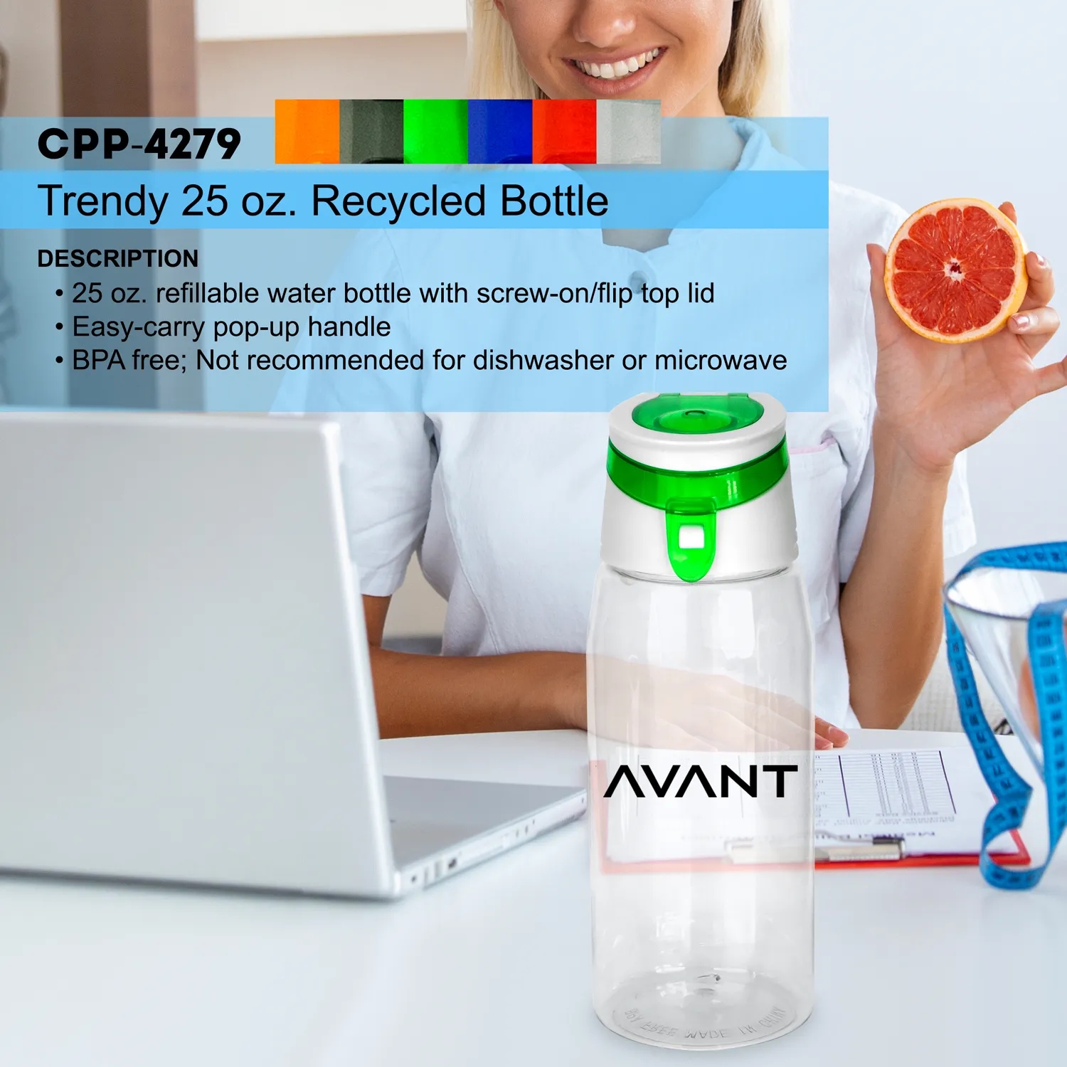 Trendy 25 oz. Recycled Bottle 9