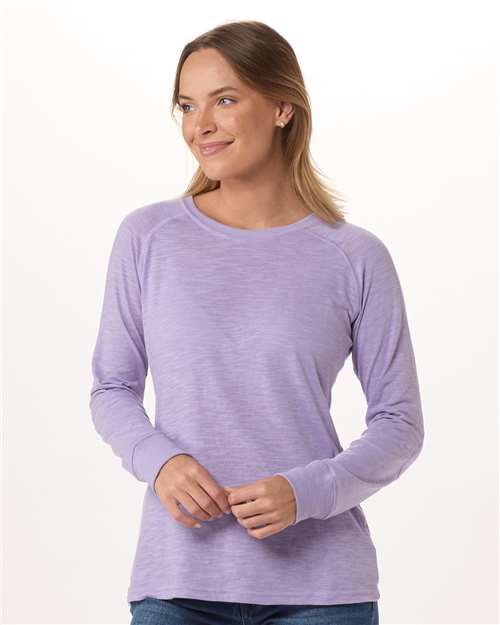 Women's Solid Preppy Patch Long Sleeve T-Shirt - BW3166 29