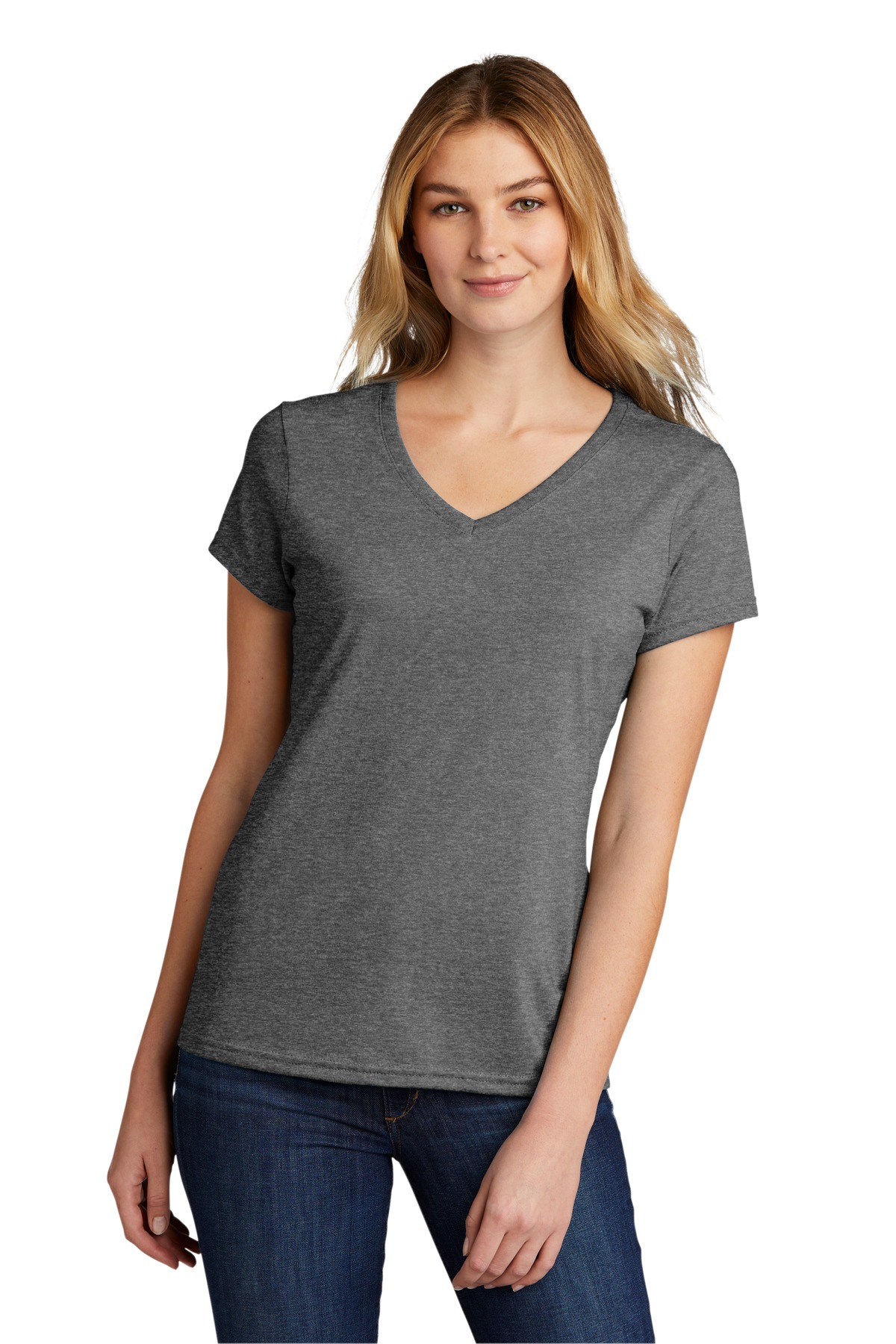 Port & Company® Women's Tri-Blend V-Neck Tee 14