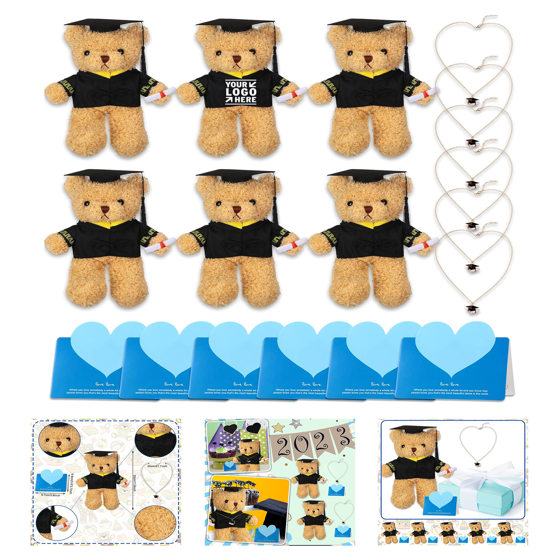 Graduation Plush Bear Toy