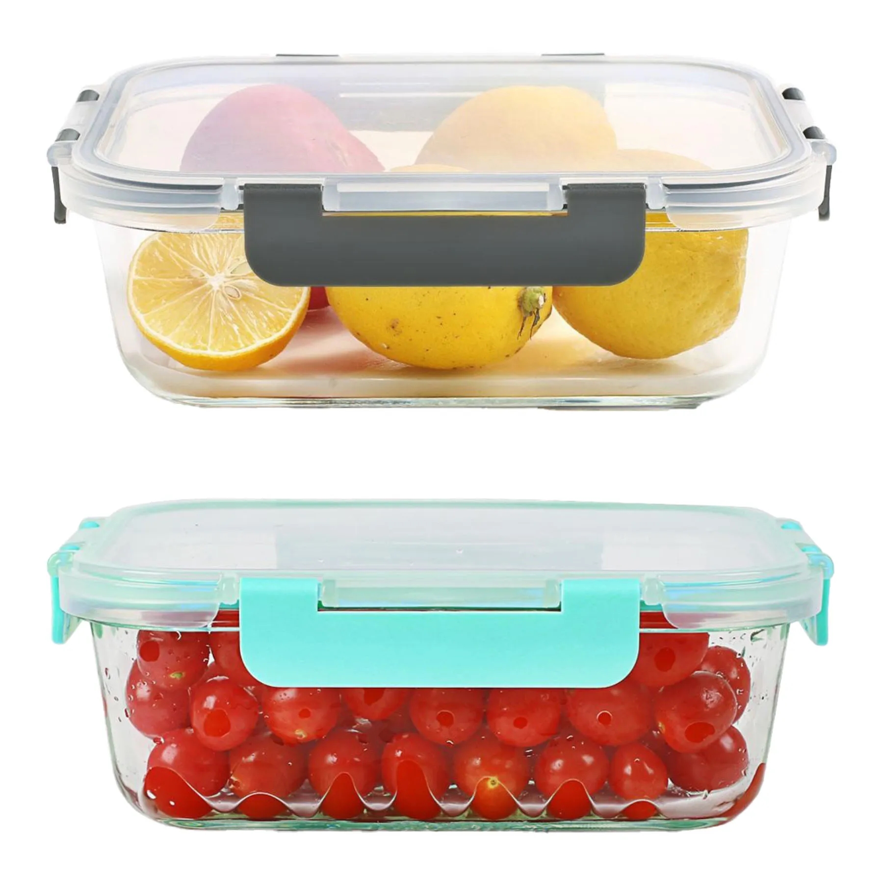 Glass Lunch Box with A Lid 2