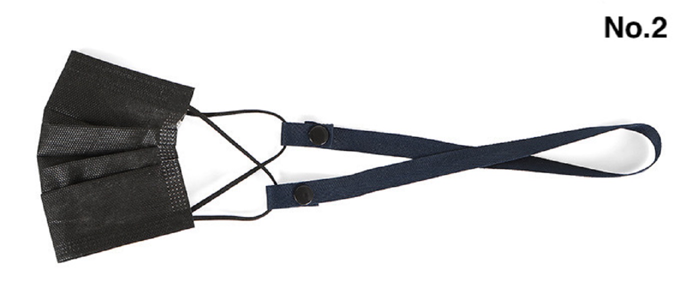 Polyester Lanyards Mask Holder Clip 2