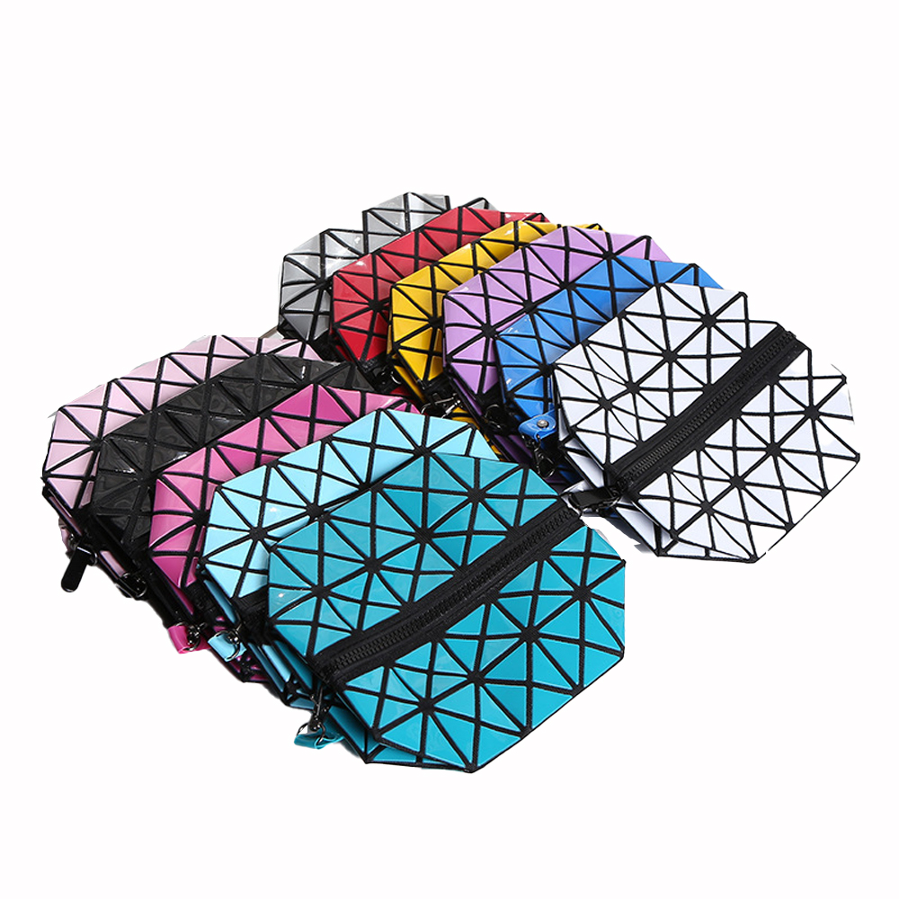 Geometric Diamond Folding Makeup Bag 2