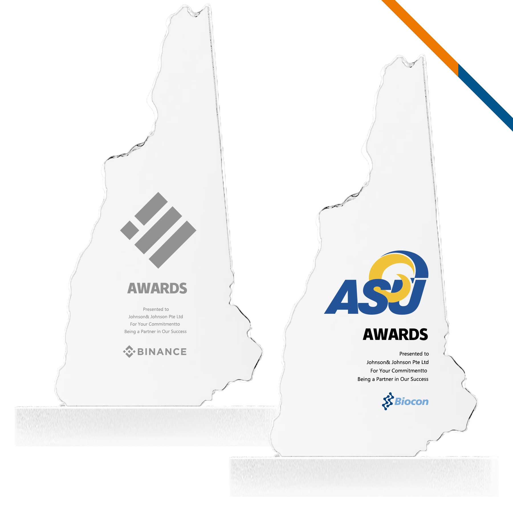 Nessen New Hampshire Crystal Award 1