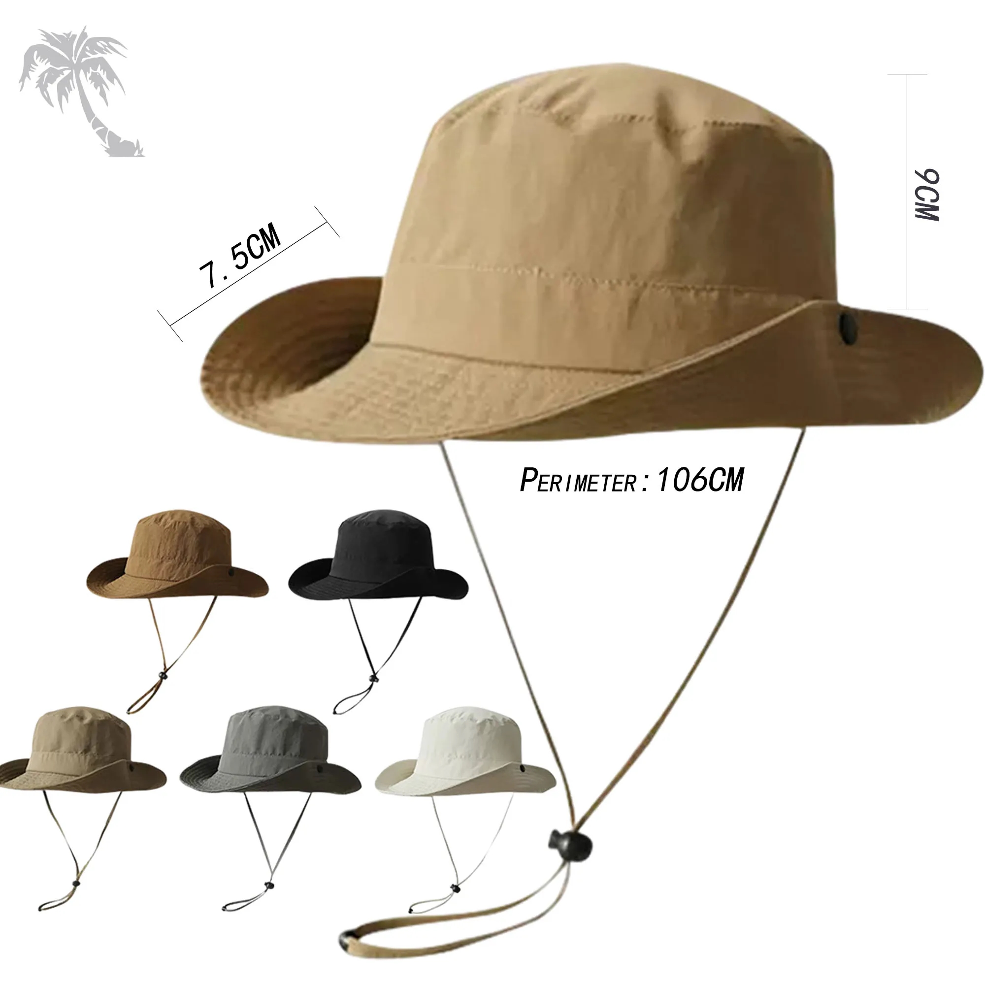 Wide Brim UV Protection Sun Bucket Hat 2