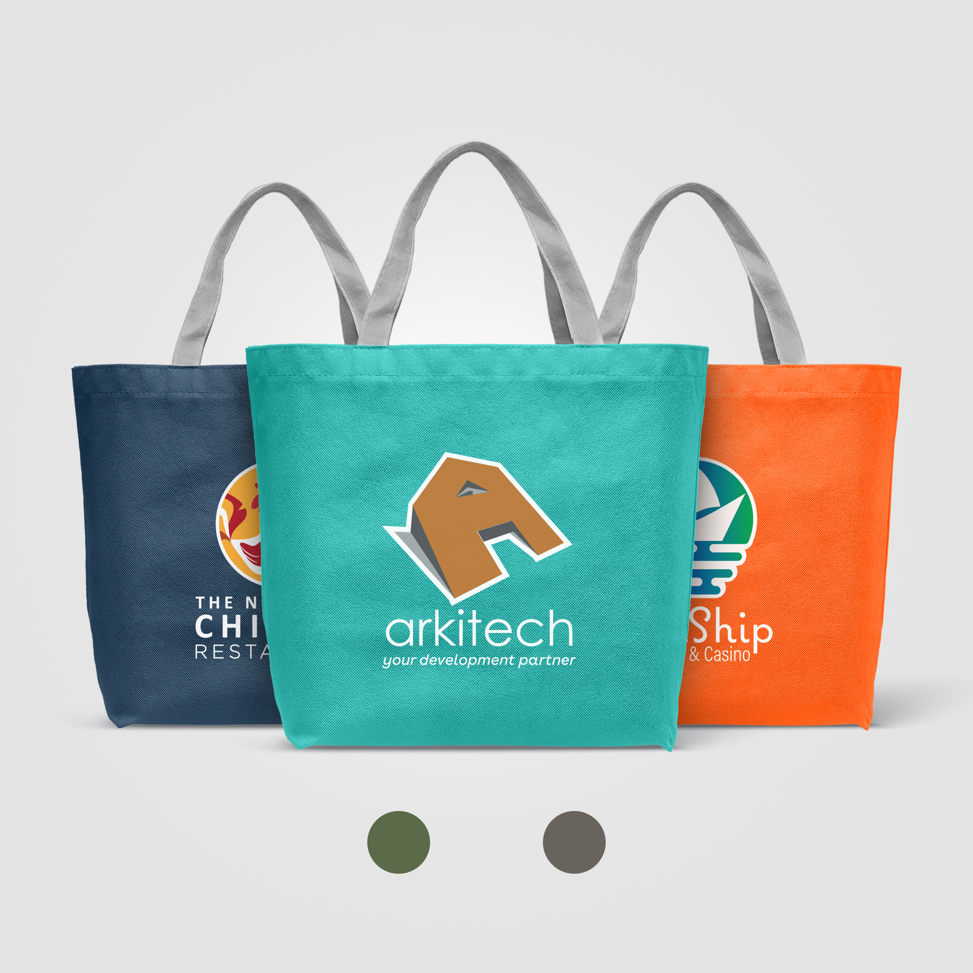 Julian RPET - Recycled Non-Woven Shopping Tote Bag 6