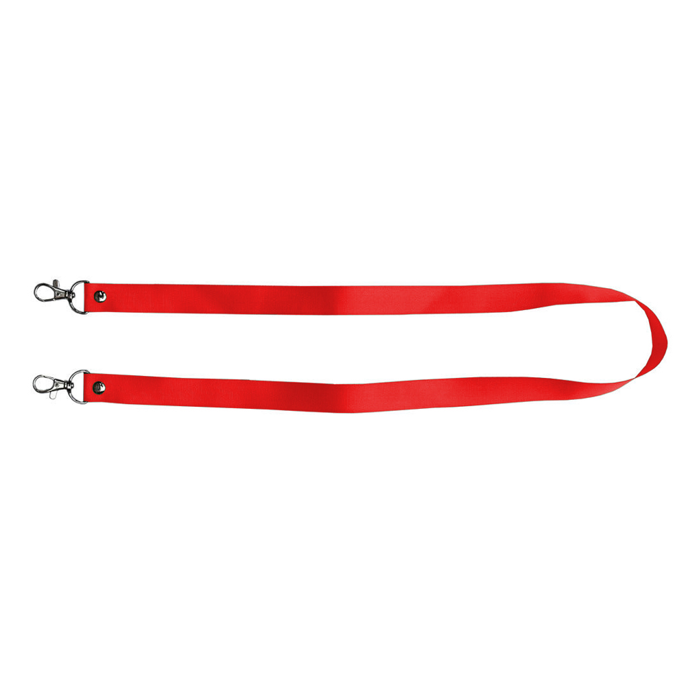 Premium Lanyard W/ 2 Swivel Hooks 19