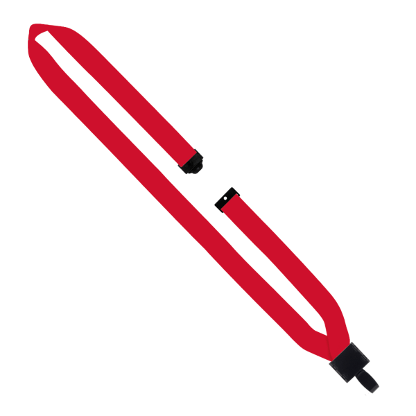 3/4" Polyester Lanyard with Non-Swivel Plastic Hook 105