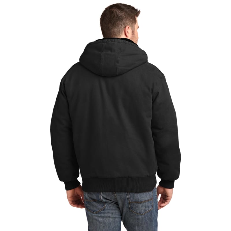 CornerStone Washed Duck Cloth Insulated Hooded Work Jacket. 13