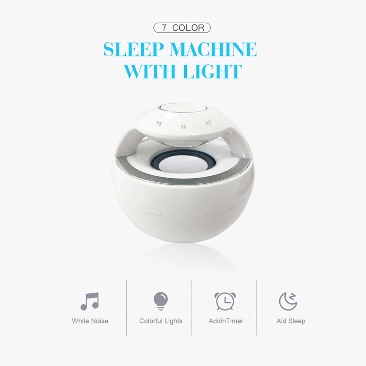 Sleep Sound Machine With Light 3