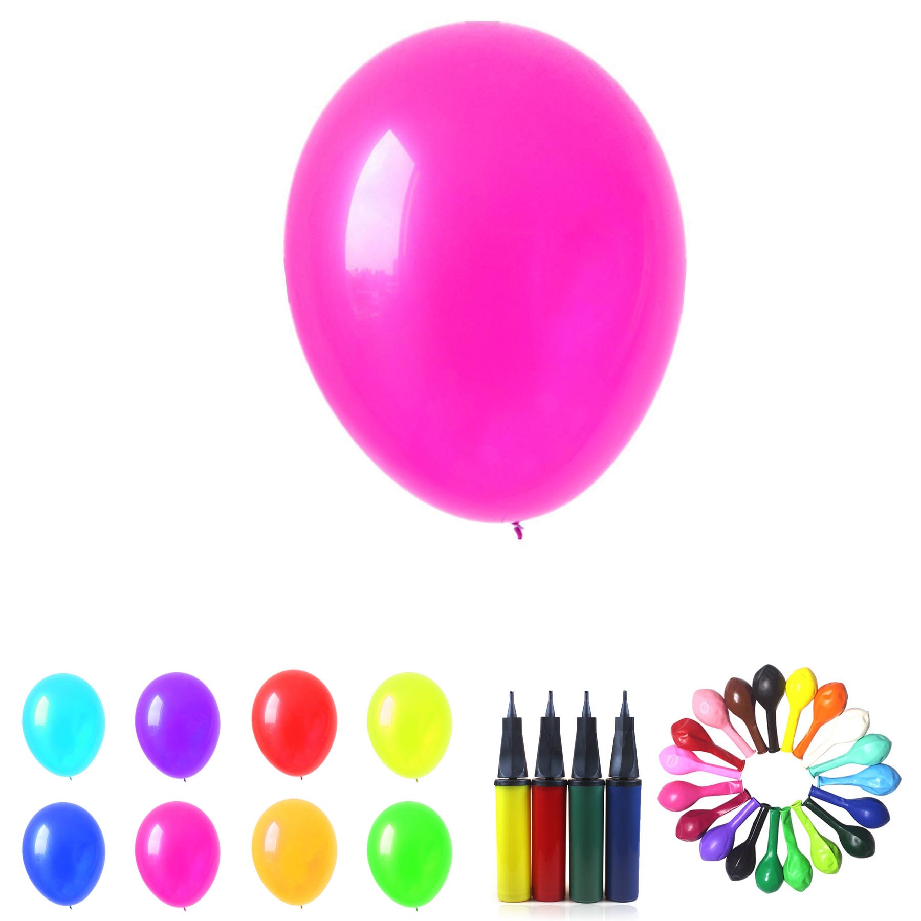 12" Celebration Wedding Party Latex Oval Balloons 1