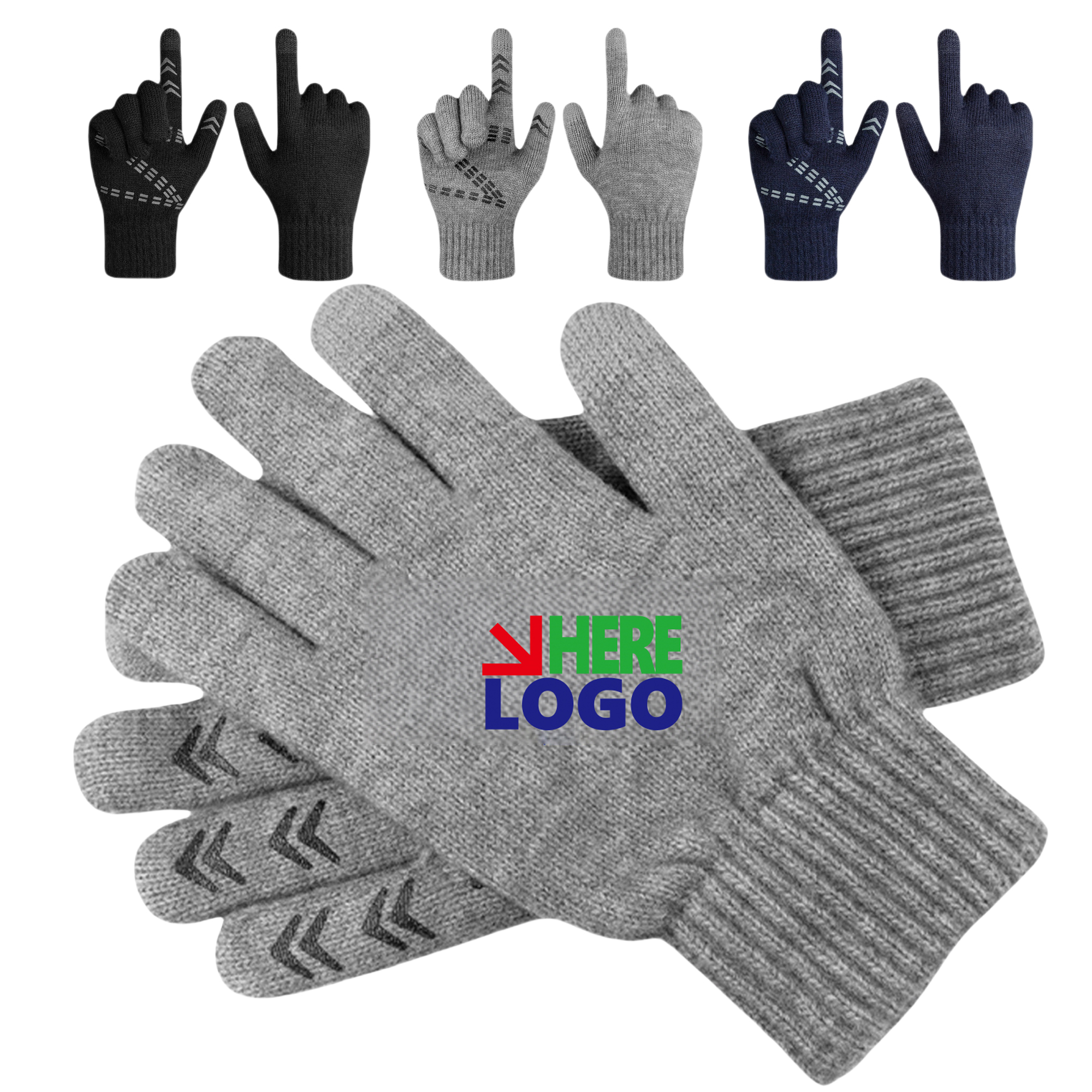Convenience Touch Screen Compatible Winter Gloves 2