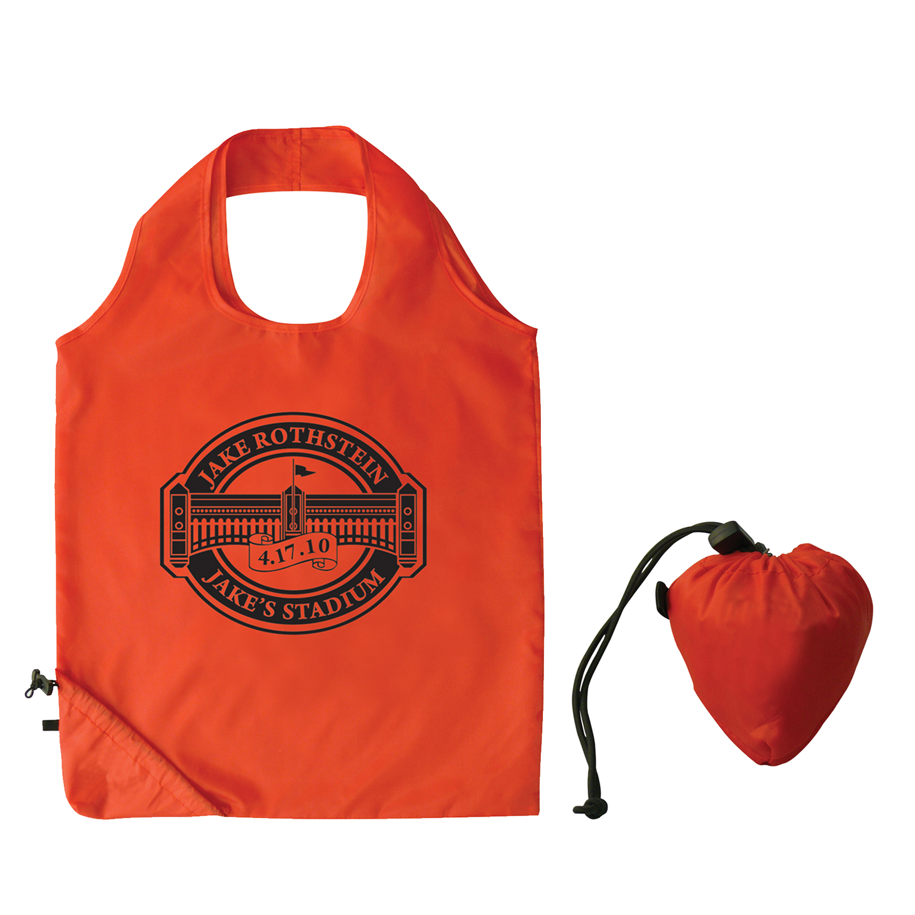 Heart shape Foldable Tote 2