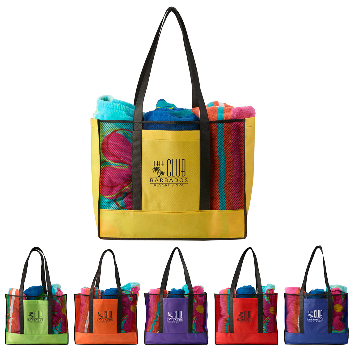 Non-Woven Mesh Beach Tote 1