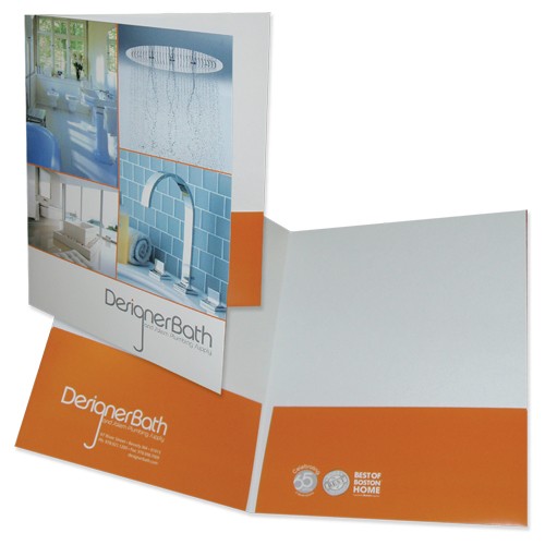Large Presentation Folders Printed Full Color 9