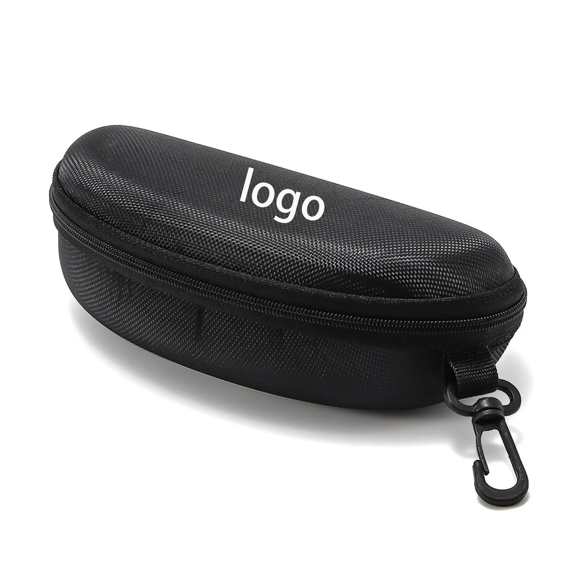 Zipper Waterproof Sunglasses Case With Clip 2