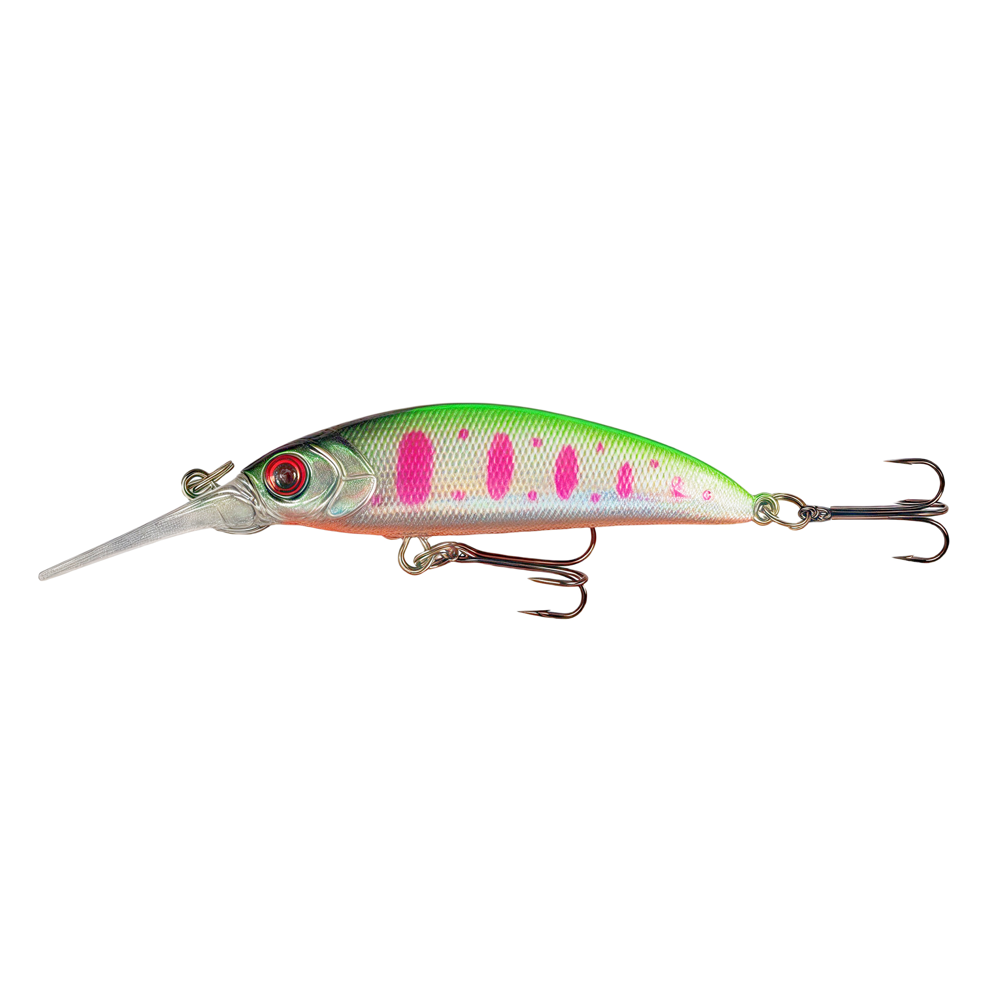 70mm 6g Diving Minnow Hard Lure with Long Lip for Long Casting Bass Pike Fishing 1