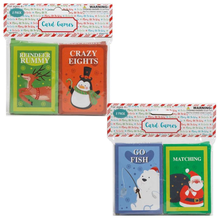 Christmas Card Games 2 Pack - Assorted 2