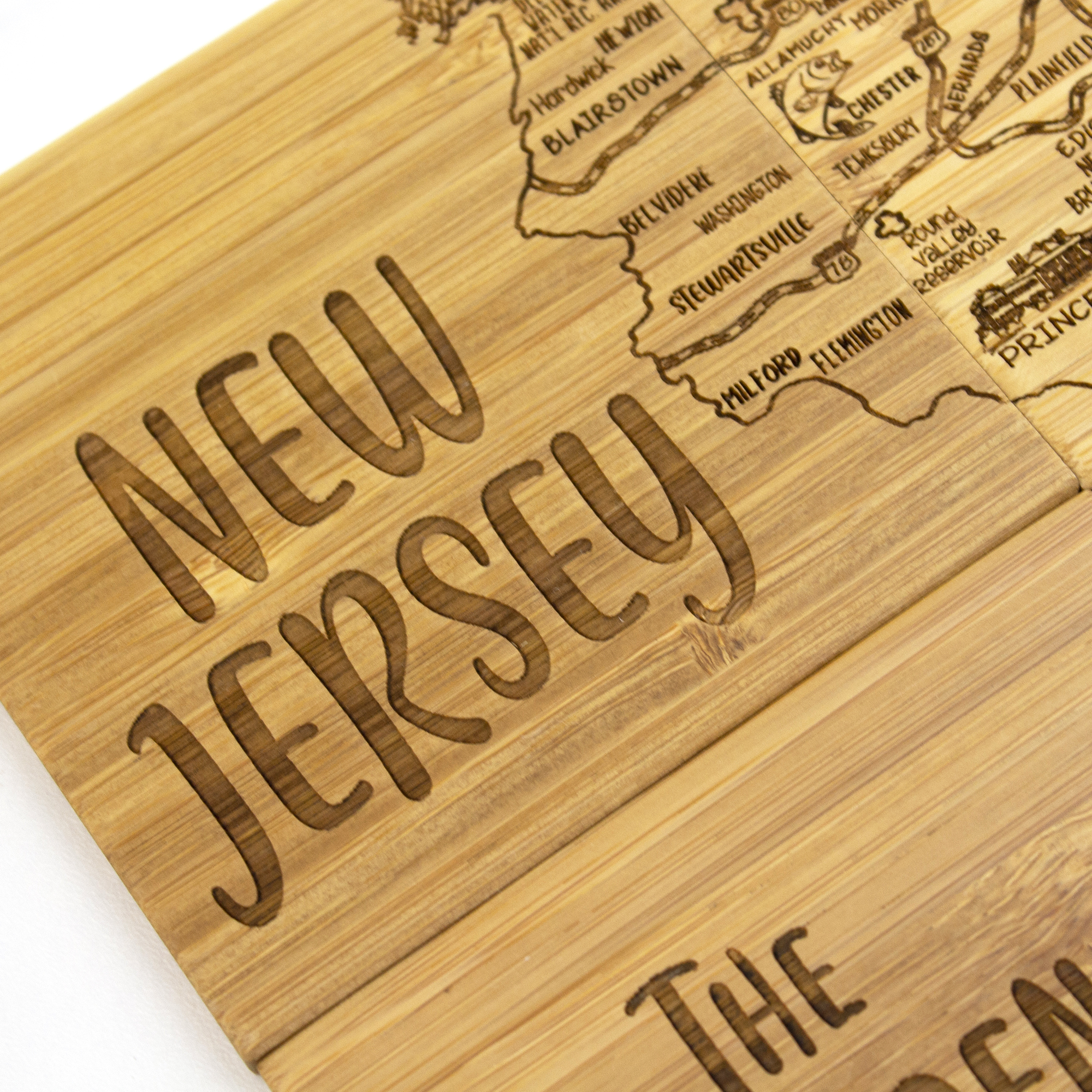 New Jersey Puzzle Coaster Set 5