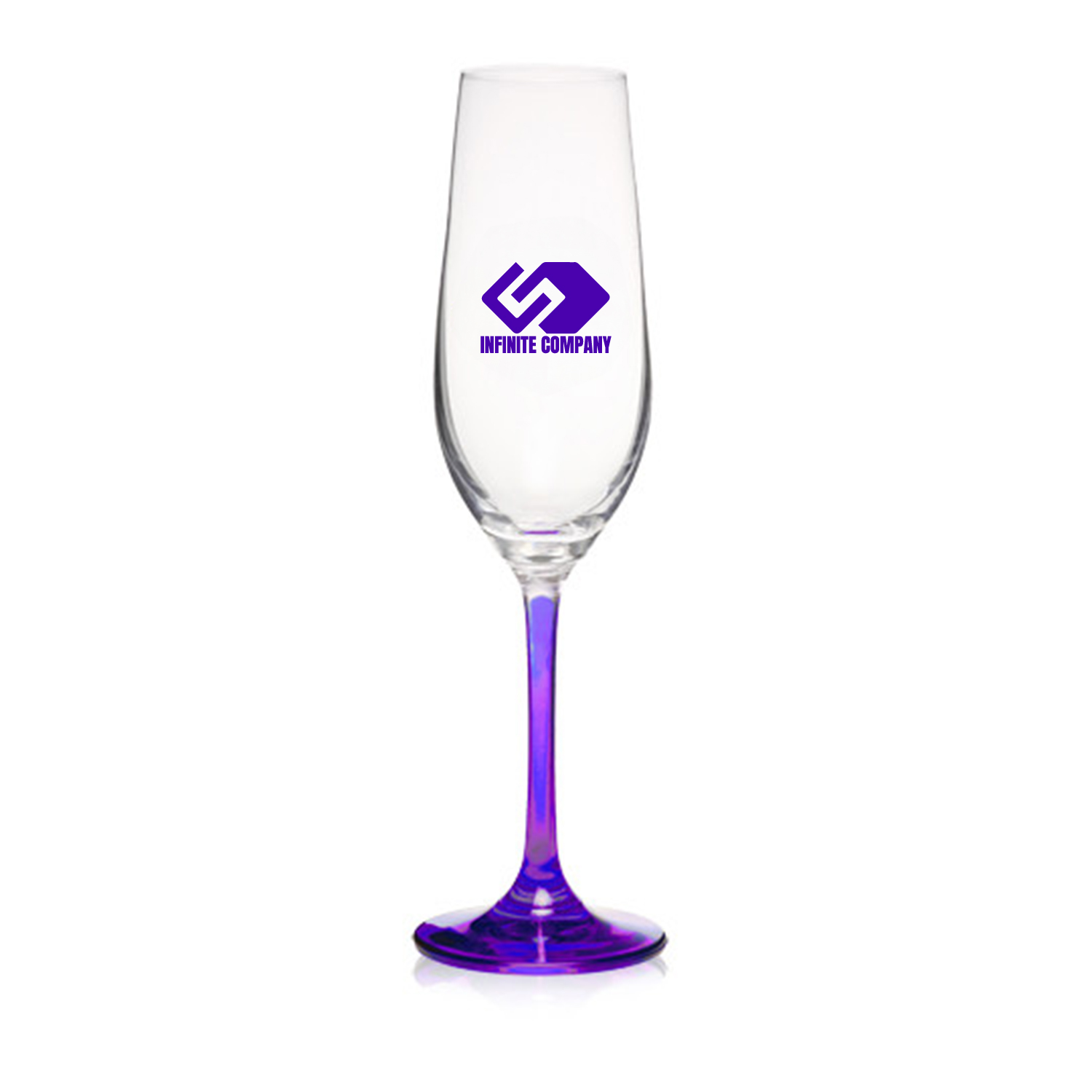 8 oz. Crystal Champagne Glass (Full Color Imprint) 4